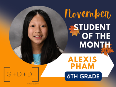  November Student of the Month Alexis Pham
